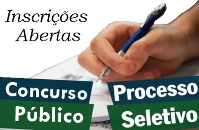 INSCRIÇÕES PARA O CONCURSO 001/2019 E PROCESSO SELETIVO PÚBLICO 001/2019